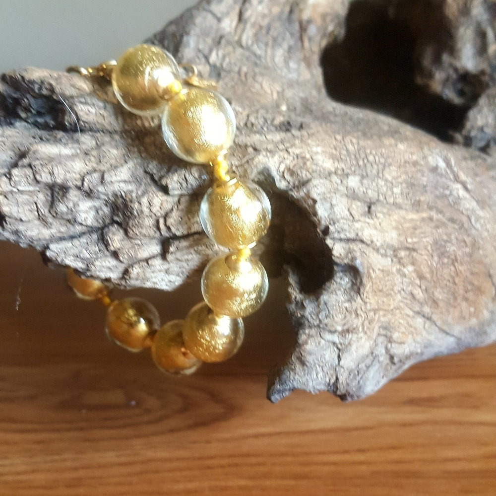 VINTAGE PERINI GLASS BEADED BRACELET
